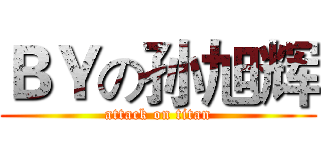ＢＹの孙旭辉 (attack on titan)