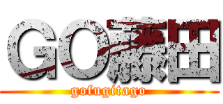 ＧＯ藤田 (gofugitago)