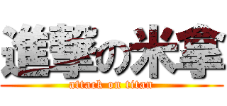 進撃の米拿 (attack on titan)