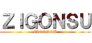 ＺＩＧＯＮＳＵ (ZIGONSU)