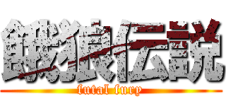 餓狼伝説 (futal fury)