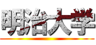 明治大学 ()