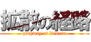 拡散の経路 (pathway of Dioxin)