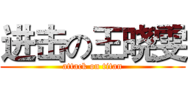 进击の王晓雯 (attack on titan)