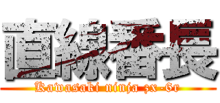 直線番長 (Kawasaki ninja zx-6r)