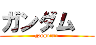 ガンダム   (ganndamu)