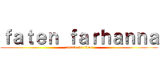 ｆａｔｅｎ ｆａｒｈａｎｎａ (attack on titan)