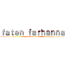 ｆａｔｅｎ ｆａｒｈａｎｎａ (attack on titan)
