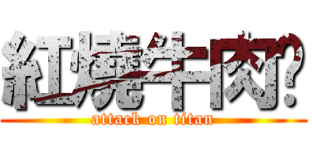 紅燒牛肉麵 (attack on titan)