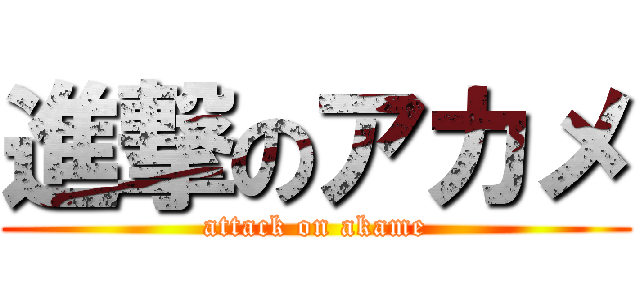 進撃のアカメ (attack on akame)