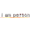 Ｉ ａｍ ｐｅｒｓｏｎ (YouTube SAIKO)