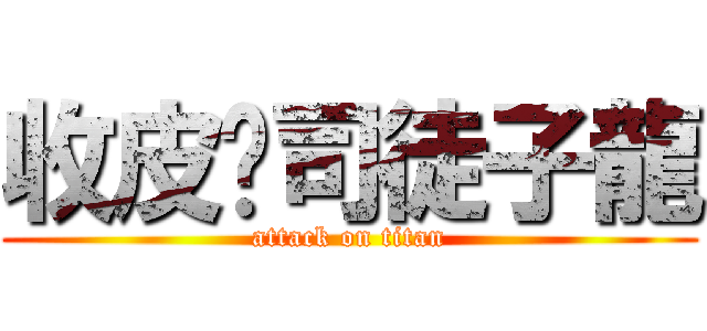 收皮吧司徒子龍 (attack on titan)