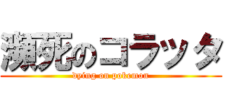 瀕死のコラッタ (dying on pokemon)