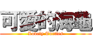 可愛的海龜 (Lovely Turtles)