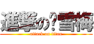 進撃の刘雪梅 (attack on titan)