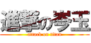 進撃の岑玉 (attack on titan)