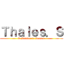Ｔｈａｌｅｓ．Ｓ (O Matador de Deuses )