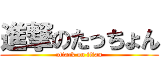 進撃のたっちょん (attack on titan)