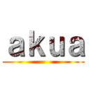 ａｋｕａ ()