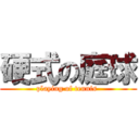 硬式の庭球 (playing of tennis )