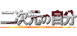 二次元の自分 (Their two-dimensional)