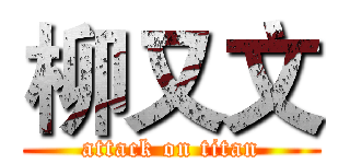 柳又文 (attack on titan)