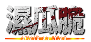 濕瓜脆 (attack on titan)