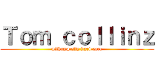 Ｔｏｍ ｃｏｌｌｉｎｚ (niihama city hard core)