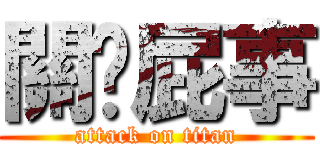 關你屁事 (attack on titan)