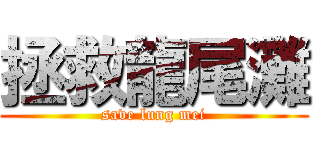 拯救龍尾灘 (save lung mei)
