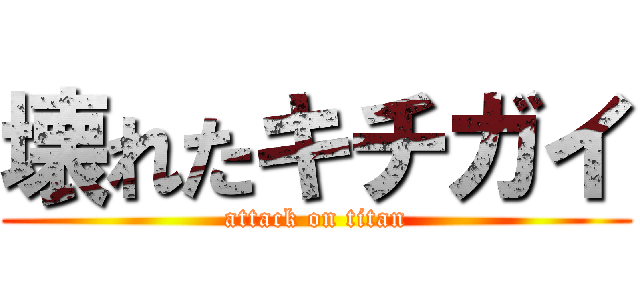 壊れたキチガイ (attack on titan)