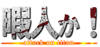 暇人か！ (attack on titan)