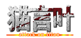 猫言叶 (attack on titan)
