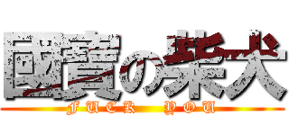 國寶の柴犬 (F U C K     Y O U)