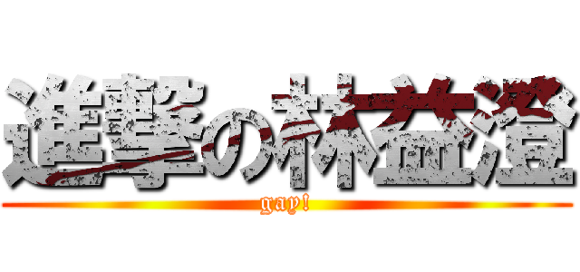 進撃の林益澄 (gay!)