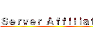 Ｓｅｒｖｅｒ Ａｆｆｉｌｉａｔｅｓ ()