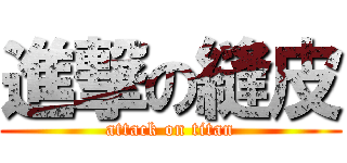 進撃の縫皮 (attack on titan)
