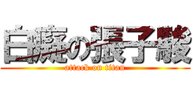 白癡の張子駿 (attack on titan)