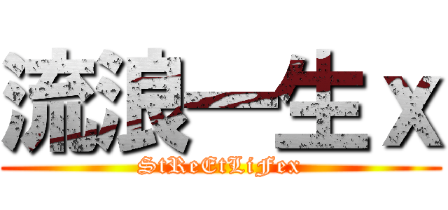 流浪一生ｘ (StReEtLiFex)