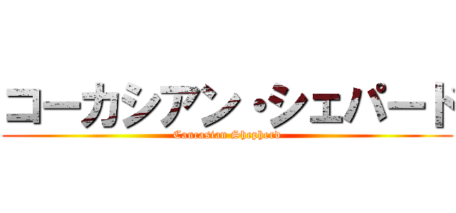 コーカシアン・シェパード (Caucasian Shepherd)