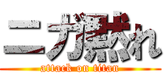 ニガ黙れ (attack on titan)