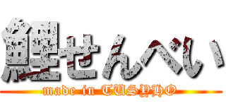 鯉せんべい (made in TUSYHO)