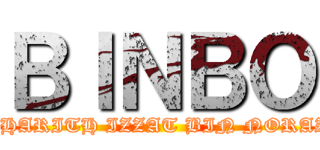 ＢＩＮＢＯ (NORHARITH IZZAT BIN NORAZIZI)