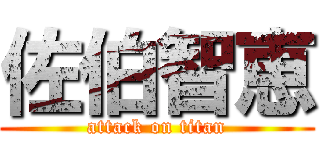 佐伯智恵 (attack on titan)