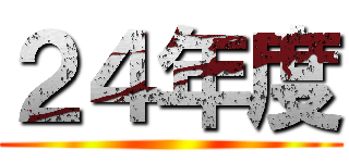 ２４年度 ()