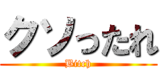 クソったれ (Bitch)