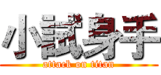 小試身手 (attack on titan)