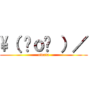 \（ ˆｏˆ ）／ (owata)