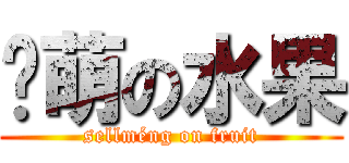 卖萌の水果 (sellméng on fruit)
