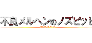 不良メルヘンのノズピッピ (attack on titan)